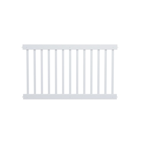 MONTOUR LINE White Traditional Event Fence Panel, (Panel Only) FN-TRD-PNL-WH-55